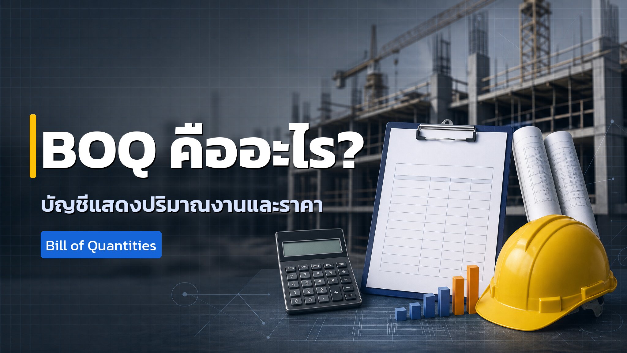 BOQ คืออะไร? คู่มือฉบับเข้าใจง่ายสำหรับเจ้าของบ้านและผู้รับเหมา